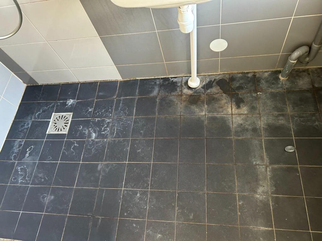voorinspectie badkamer kalk en schimmel